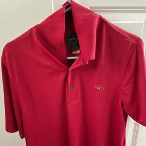 Golf Polo - Red Greg Norman Size Small. Good Condition!
